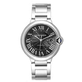 Buy Shop Cartier Ballon Bleu de Cartier Black Dial Silver Steel Strap Watch for Men - W6920042 USA Online