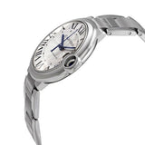 Buy Shop Cartier Ballon Bleu De Cartier Silver Dial Silver Steel Strap Watch for Men - WSBB0049 USA Online