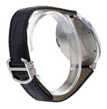 Buy Shop Cartier Ballon Bleu De Cartier Black Dial Black Leather Strap Watch for Men - WSBB0003 USA Online