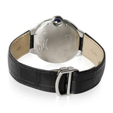 Buy Shop Cartier Ballon Bleu De Cartier Black Dial Black Leather Strap Watch for Men - WSBB0003 USA Online
