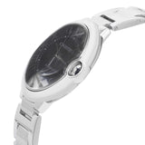 Buy Shop Cartier Ballon Bleu de Cartier Black Dial Silver Steel Strap Watch for Men - W6920042 USA Online