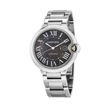 Buy Shop Cartier Ballon Bleu de Cartier Black Dial Silver Steel Strap Watch for Men - W6920042 USA Online