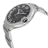 Buy Shop Cartier Ballon Bleu de Cartier Black Dial Silver Steel Strap Watch for Men - W6920042 USA Online