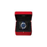 Buy Shop Cartier Ballon Bleu De Cartier Blue Dial Blue Leather Strap Watch for Men - WSBB0027 USA Online