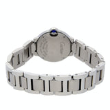 Buy Shop Cartier Ballon Bleu de Cartier Diamonds Silver Dial Silver Steel Strap Watch for Women - WE902073 USA Online