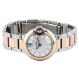 Buy Shop Cartier Ballon Bleu De Cartier Diamonds Silver Dial Two Tone Steel Strap Watch for Women - W3BB0026 USA Online