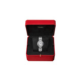 Buy Shop Cartier Ballon Bleu De Cartier Diamonds White Dial Silver Steel Strap Watch for Women - W4BB0015 USA Online