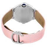 Buy Shop Cartier Ballon Bleu De Cartier Pink Dial Pink Leather Strap Watch for Women - WSBB0007 USA Online
