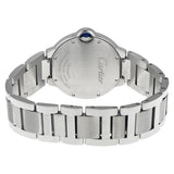 Buy Shop Cartier Ballon Bleu De Cartier Pink Dial Silver Steel Strap Watch for Women - W6920041 USA Online
