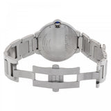 Buy Shop Cartier Ballon Bleu De Cartier Silver Dial Silver Steel Strap Watch for Men - WSBB0049 USA Online