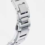 Buy Shop Cartier Ballon Bleu De Cartier Silver Dial Silver Steel Strap Watch for Men - WSBB0049 USA Online