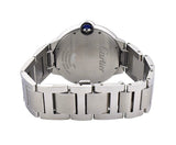 Buy Shop Cartier Ballon Bleu De Cartier Silver Dial Silver Steel Strap Watch for Men - WSBB0049 USA Online