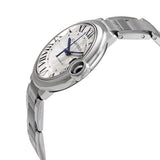 Buy Shop Cartier Ballon Bleu De Cartier Silver Dial Silver Steel Strap Watch for Men - WSBB0049 USA Online