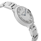 Buy Shop Cartier Ballon Bleu De Cartier Silver Dial Silver Steel Strap Watch for Women - W69011Z4 USA Online