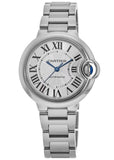Buy Shop Cartier Ballon Bleu De Cartier Silver Dial Silver Steel Strap Watch for Women - WSBB0044 USA Online