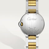 Buy Shop Cartier Ballon Bleu de Cartier Silver Dial Two Tone Steel Strap Watch for Women - W2BB0030 USA Online