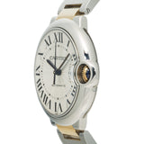 Buy Shop Cartier Ballon Bleu de Cartier Silver Dial Two Tone Steel Strap Watch for Women - W2BB0030 USA Online