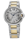Buy Shop Cartier Ballon Bleu de Cartier Silver Dial Two Tone Steel Strap Watch for Women - W2BB0030 USA Online