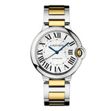 Buy Shop Cartier Ballon Bleu de Cartier Silver Dial Two Tone Steel Strap Watch for Women - W2BB0030 USA Online