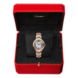 Buy Shop Cartier Ballon Bleu de Cartier Silver Dial Two Tone Steel Strap Watch for Women - W2BB0032 USA Online