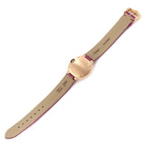Buy Shop Cartier Ballon Bleu Diamonds White Dial Pink Leather Strap Watch for Women - WE902050 USA Online