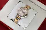 Buy Shop Cartier Ballon Bleu Silver Dial Two Tone Steel Strap Watch for Unisex Watch - W69008Z3 USA Online