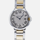 Buy Shop Cartier Ballon Bleu Silver Dial Two Tone Steel Strap Watch for Unisex Watch - W69008Z3 USA Online