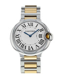 Buy Shop Cartier Ballon Bleu Silver Dial Two Tone Steel Strap Watch for Unisex Watch - W69008Z3 USA Online