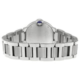 Buy Shop Cartier Ballon Bleu de Cartier Diamonds Silver Dial Silver Steel Strap Watch for Women - WE902073 USA Online