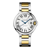 Buy Shop Cartier Ballon Bleu de Cartier Silver Dial Two Tone Steel Strap Watch for Women - W2BB0030 USA Online
