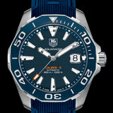 Buy Shop Tag Heuer Aquaracer Blue Dial Watch for Men - WAY211C.FT6155 USA Online