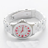 Buy Shop Marc Jacobs Pelly White Dial White Silicone Strap Watch for Women - MBM2588 USA Online
