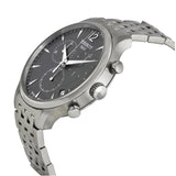 Buy Shop Tissot T Classic Tradition Chronograph Black Dial Silver Steel Strap Watch For Men - T063.617.11.057.00 USA Online