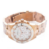 Buy Shop Marc Jacobs Blade Chronograph White Dial Rose Gold Steel Strap Watch for Women - MBM3082 USA Online