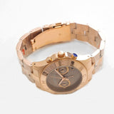 Buy Shop Marc Jacobs Blade Chronograph Brown Dial Rose Gold Steel Strap Watch for Women - MBM3308 USA Online