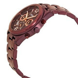 Buy Shop Fossil Perfect Boyfriend Multifunction Maroon Dial Maroon Steel Strap Watch for Women - ES4110 USA Online