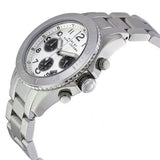 Buy Shop Marc Jacobs Marc Chronograph Silver Dial Silver Steel Strap Watch for Men - MBM3155 USA Online