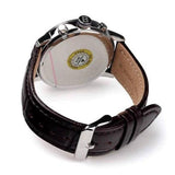 Buy Shop Tommy Hilfiger Aiden Quartz Black Dial Brown Leather Strap Watch for Men - 1791309 USA Online