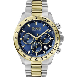 Buy Shop Hugo Boss Hero Blue Dial Two Tone Steel Strap Watch for Men - 1513767 USA Online
