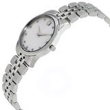 Movado Museum Classic Mother of Pearl Dial Silver Steel Strap Watch For Women - 0606612