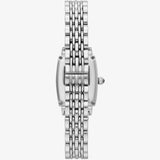 Buy Shop Emporio Armani Gianni T-Bar Quartz White Dial Silver Steel Strap Watch For Women - AR11405 USA Online