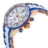 Buy Shop Marc Jacobs Rock Chronograph White Dial Two Tone Silicone Strap Watch for Women - MBM2594 USA Online