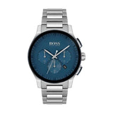 Buy Shop Hugo Boss Peak Chronograph Blue Dial Silver Steel Strap Watch for Men - 1513763 USA Online