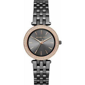 Buy Shop Michael Kors Darci Quartz Grey Dial Grey Steel Strap Watch For Women - MK3432 USA Online