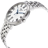 Buy Shop Tissot Carson Premium Lady Silver Dial Silver Steel Strap Watch For Women - T122.210.11.033.00 USA Online