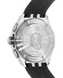 Buy Shop Tag Heuer Aquaracer Chronograph White Dial Black Rubber Strap Watch for Men - CAY1111.FT6041 USA Online