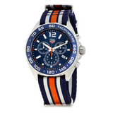 Buy Shop Tag Heuer Formula 1 Quartz Blue Dial Two Tone NATO Strap Watch for Men - WAZ1010.FC8196 USA Online