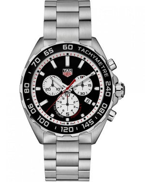 Buy Shop Tag Heuer Formula 1 Chronograph Black Dial Silver Steel Strap Watch for Men - CAZ101E.BA0842 USA Online