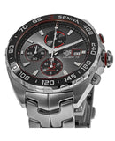 Buy Shop Tag Heuer Formula 1 Chronograph Senna Grey Dial Silver Steel Strap Watch for Men - CAZ201D.BA0633 USA Online