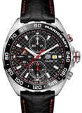 Buy Shop Tag Heuer Formula 1 Mario Kart Chronograph Black Dial Black Leather Strap Watch for Men - CAZ201E.FC6517 USA Online